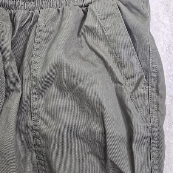 A New Day Olive Green Jogger Pants | Size Small | Elastic Waist Casual Pants - Picture 6 of 12